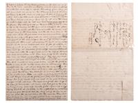[SLAVERY & ABOLITION]. Manuscript trial speech given by M.B. King in defense of Skelt Greer, an enslaved man convicted of murder.