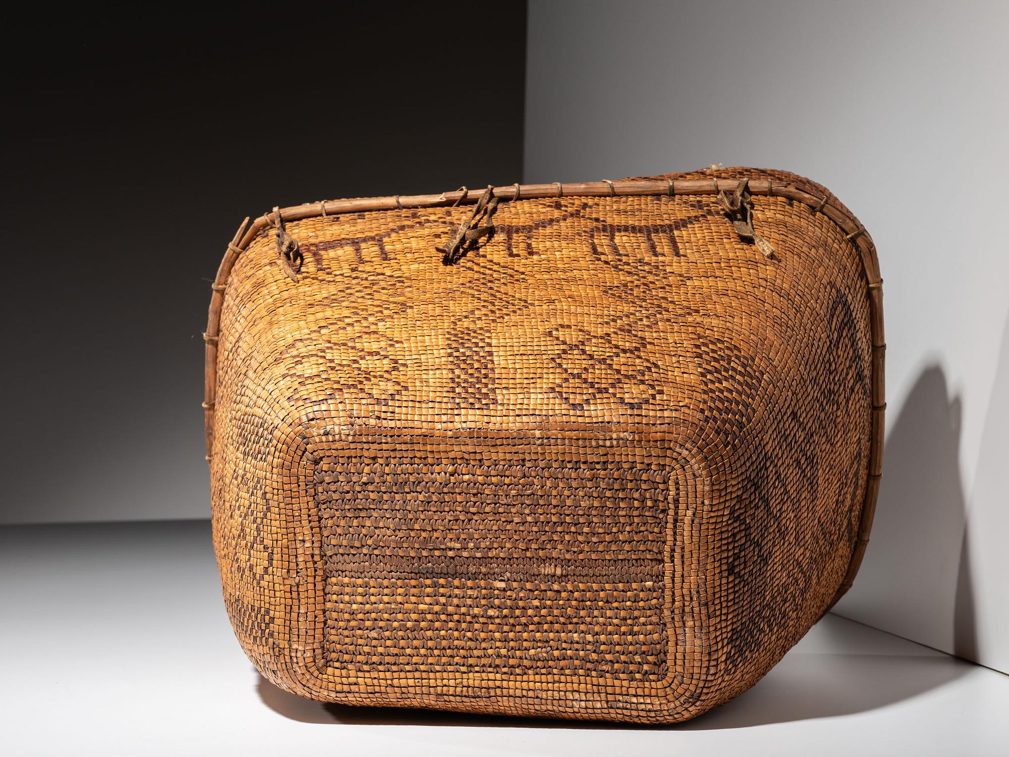 Chilcotin Imbricated Pictorial Basket