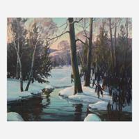 Edna Palmer Engelhardt (American, 1897–1991) Icy River; together with Tranquil Waters