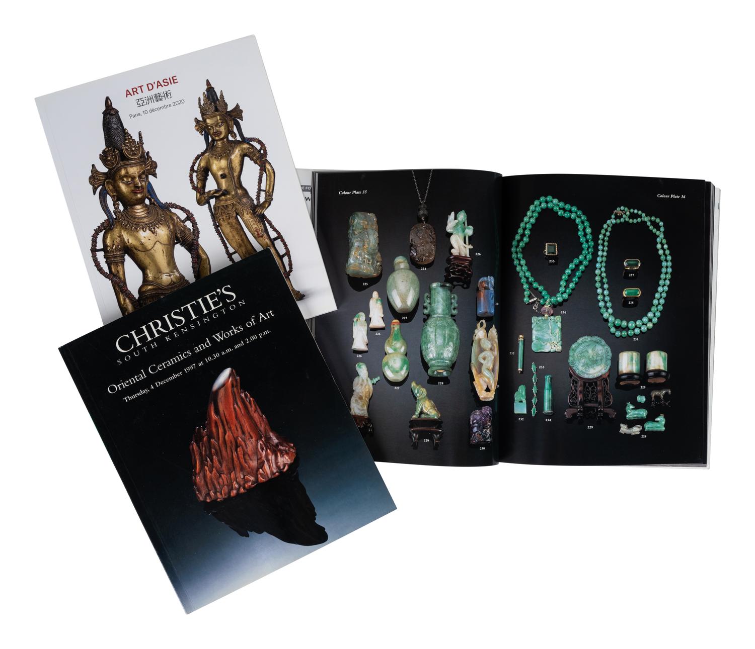 [AUCTION CATALOGUES] A group of auction catalogues about Asian Art, comprising: