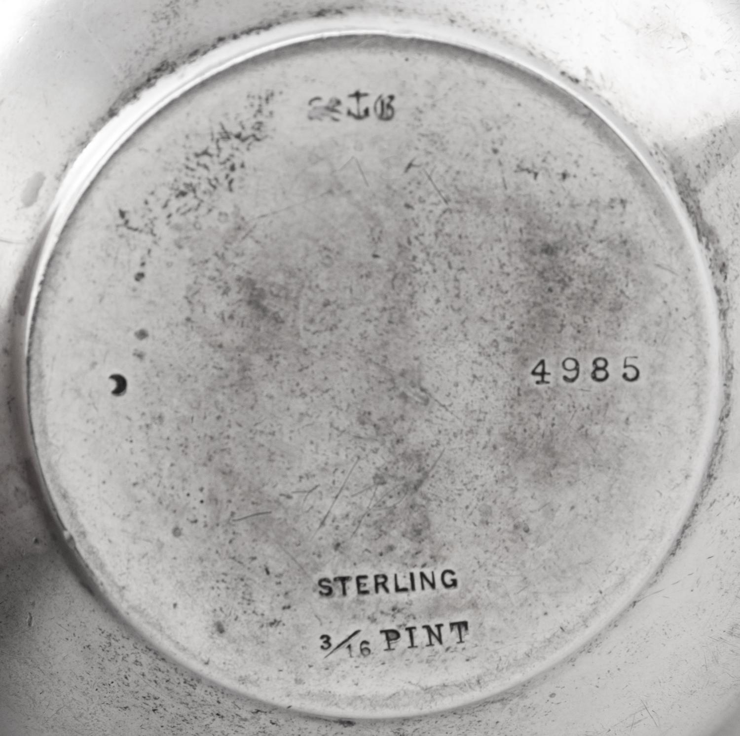 An American Silver Creamer