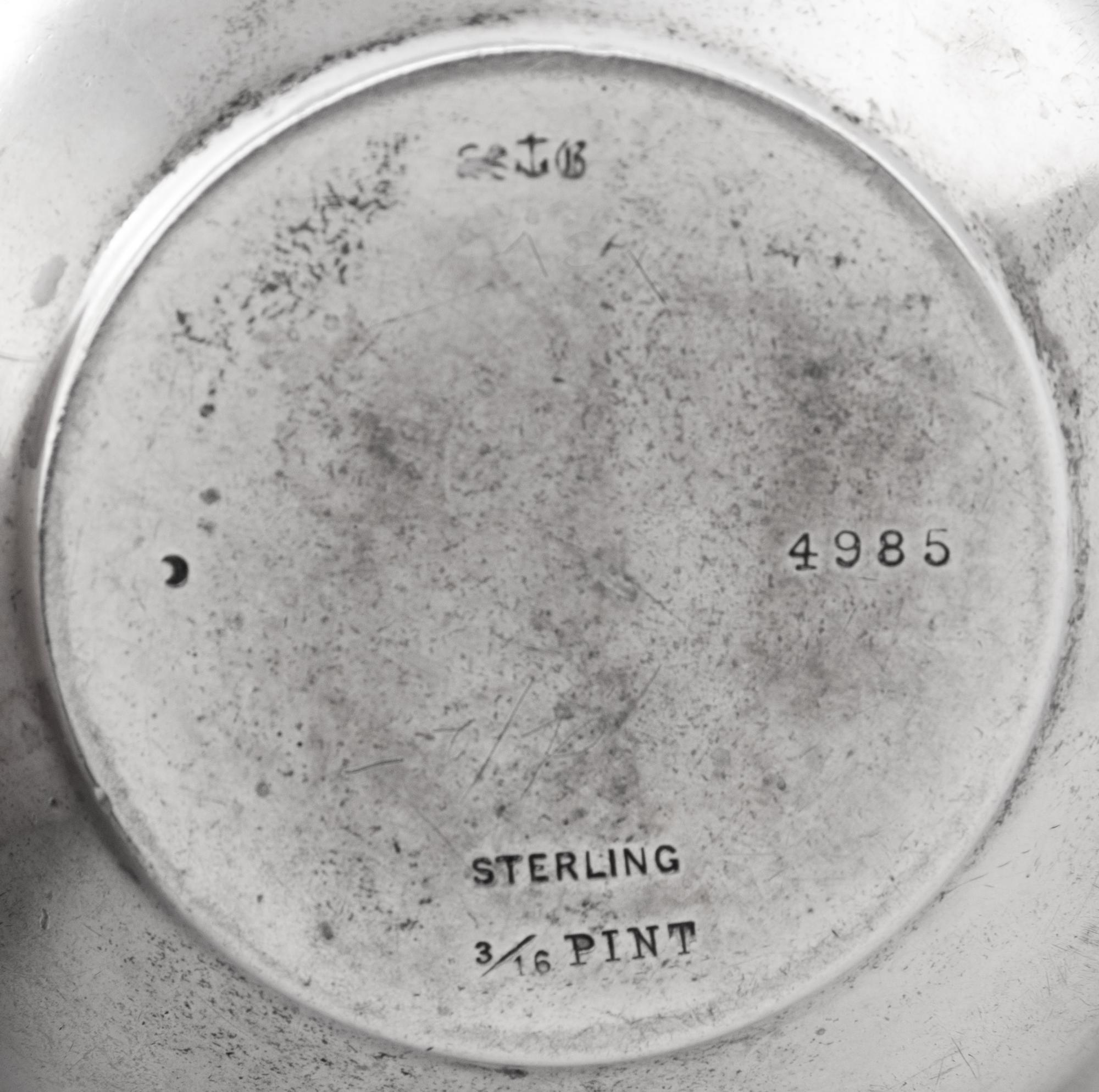 An American Silver Creamer