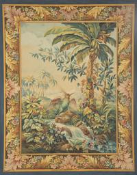 A French Boiserie Wallpaper Panel
