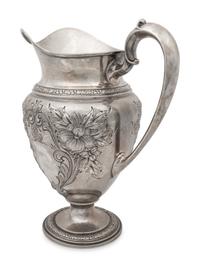 A Whiting Champlain Silver Water Pitcher