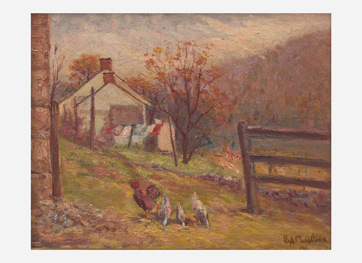 Ethel A Wallace (American, 1885–1968) - A Solebury Farm