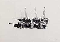 Wayne Thiebaud, (American, b. 1920), Suckers (State I), 1968