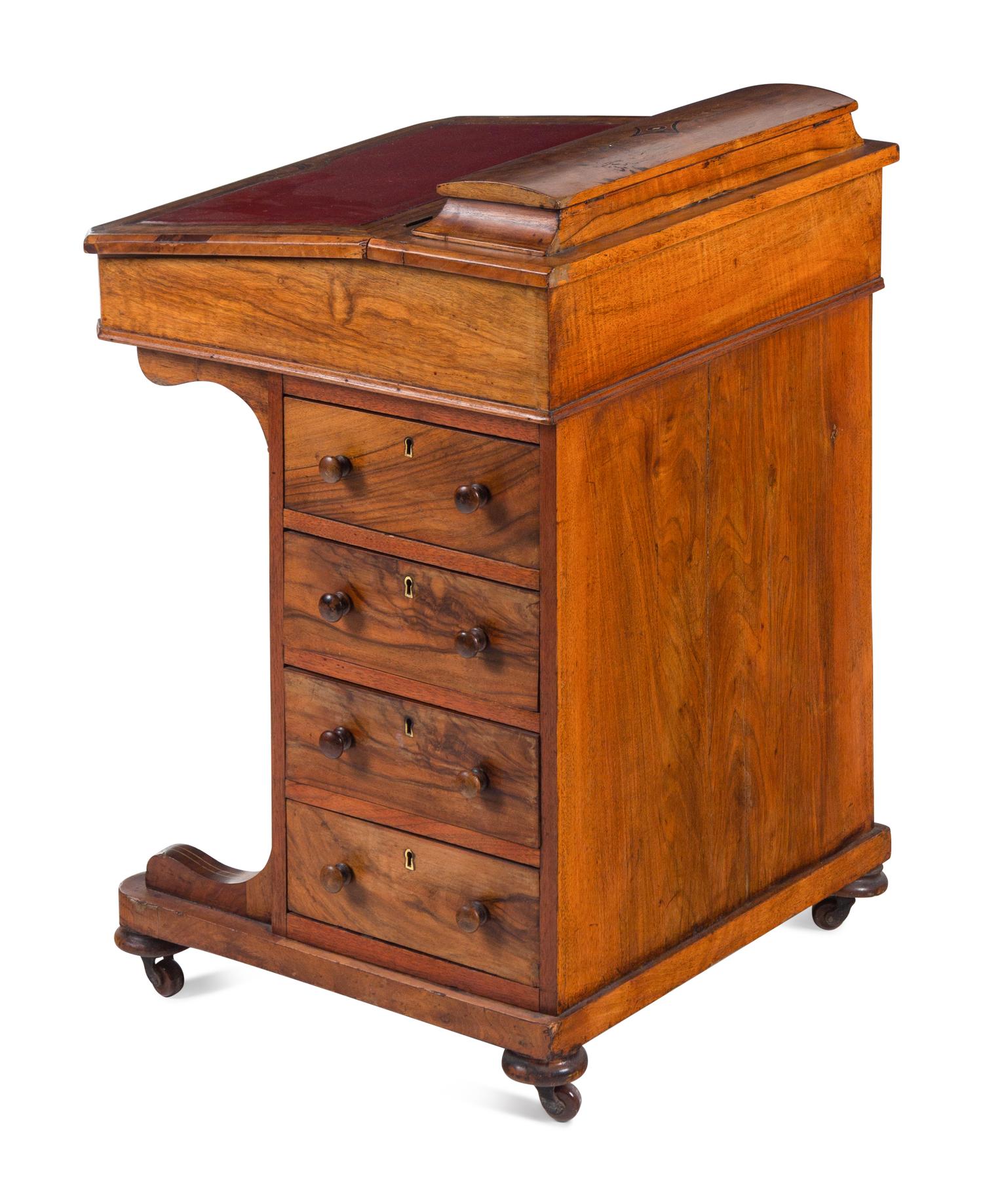 A William IV Mahogany Davenport Desk
