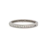 PLATINUM AND DIAMOND ETERNITY BAND