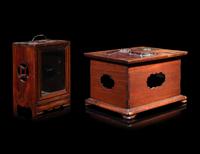 Two Chinese Hardwood Displaying Articles