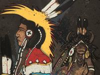 Crow Dancers at Midnight, edition 81/150