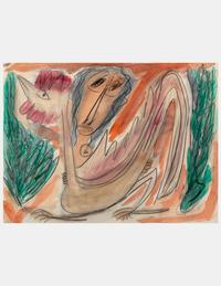 Untitled (Woman with Bird), c. 1990