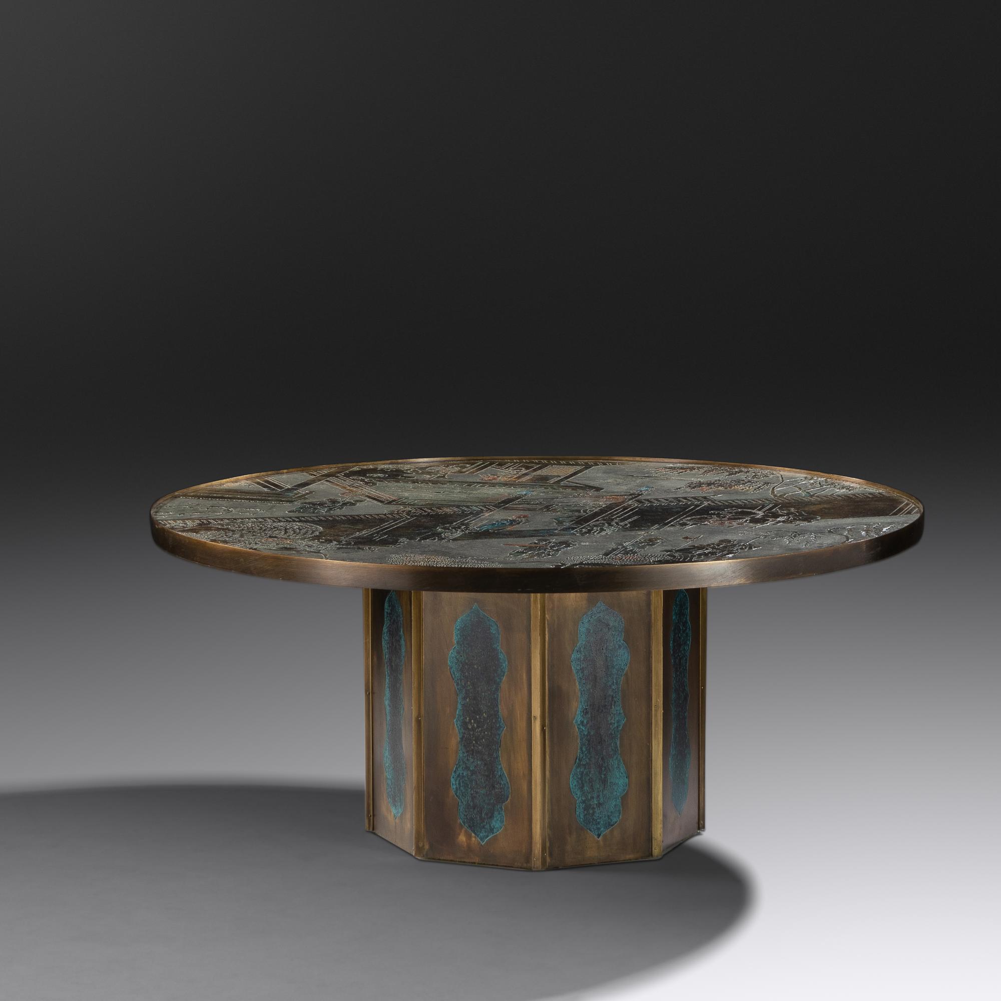 'Chan' Coffee Table LaVerne Collection, USA