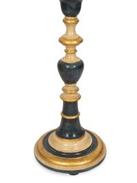 A Bradburn Painted and Parcel Gilt Floor Lamp