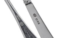 An English Silver Flatware Service