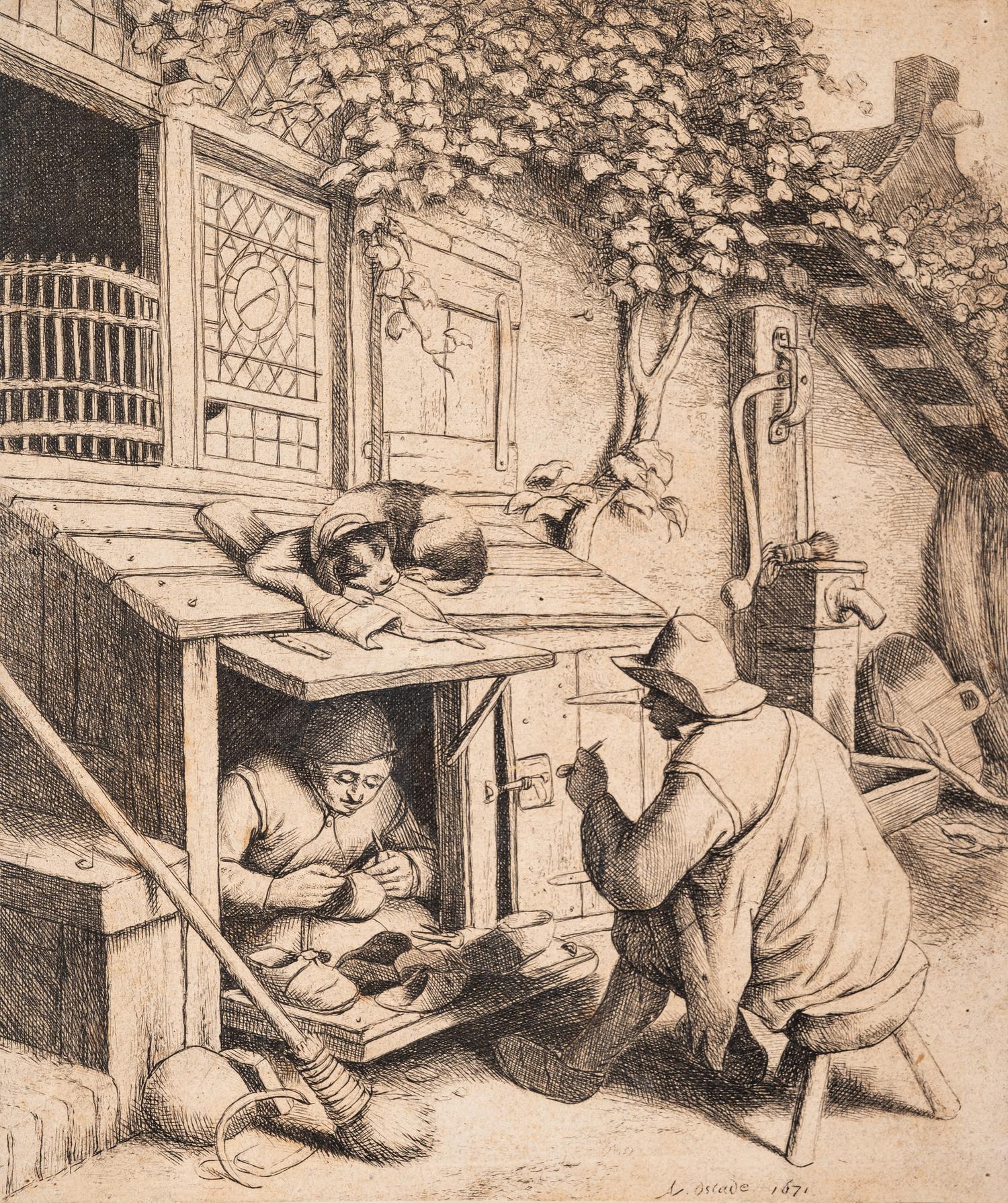 After Adriaen Van Ostade, (Dutch, 1610-1685)