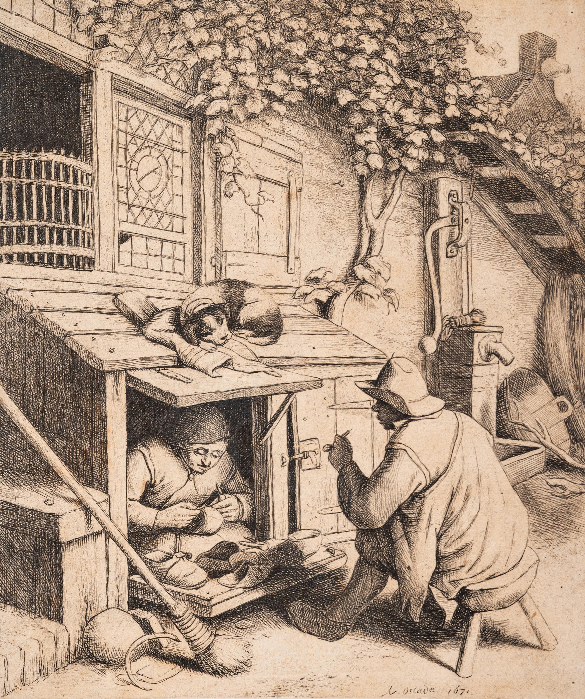 After Adriaen Van Ostade, (Dutch, 1610-1685)
