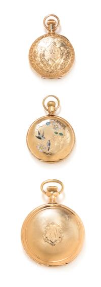 A Collection of Gold Filled Hunter Case Pocket Watches, Elgin, 165.10 dwts.
