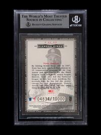 A 1998 Donruss Diamond Kings Tony Gwynn Signed Autograph Baseball Card No. 1 (Beckett Authentication Services BAS Certified),