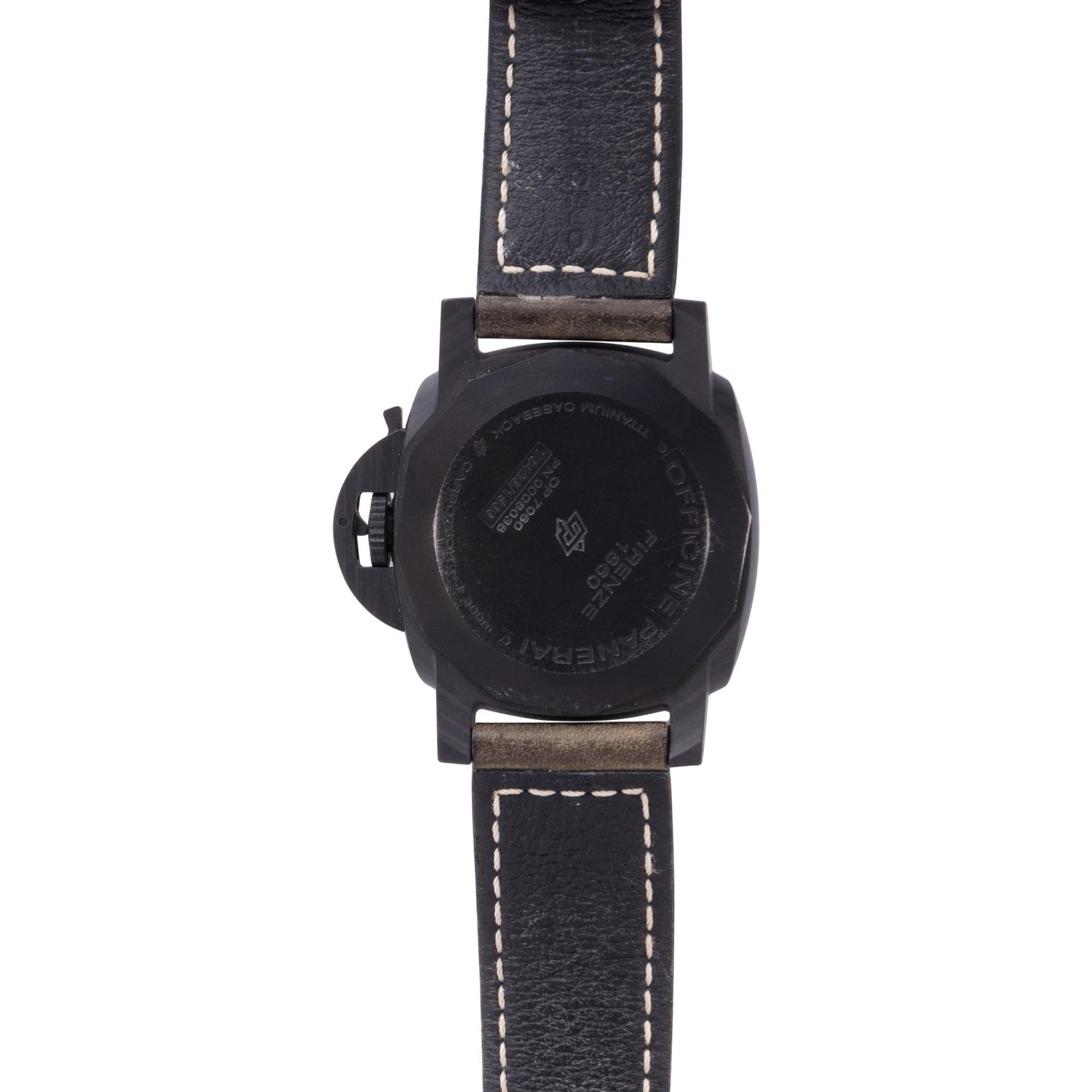 PANERAI, REF. PAM00661 TITANIUM 'LUMINOR MARINA' CARBOTECH WRISTWATCH