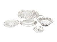 A Collection of Silver-Plate Serving Articles