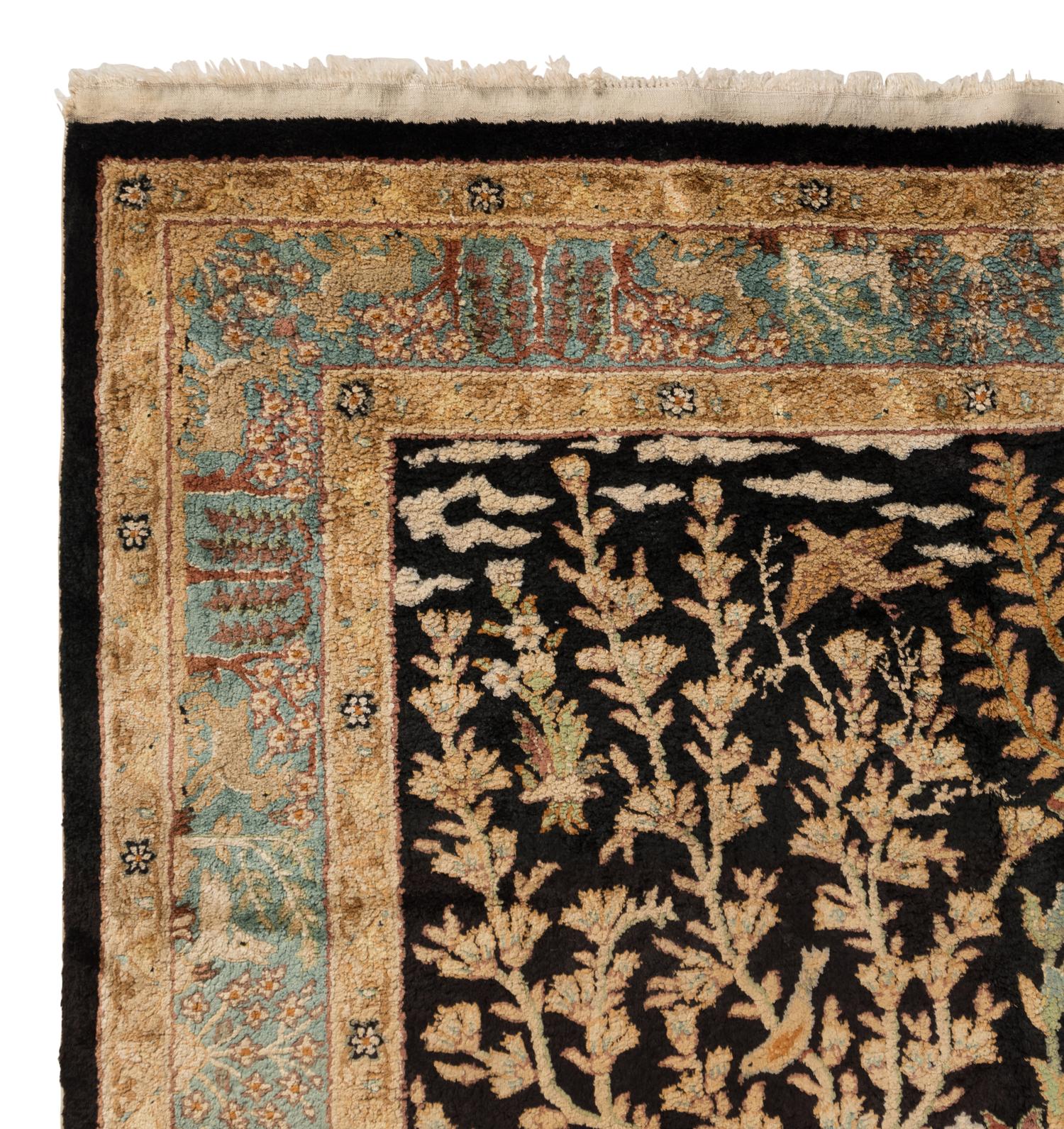 A Turkish Silk Rug