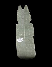 A Guanacaste Jade Avian Celt Pendant