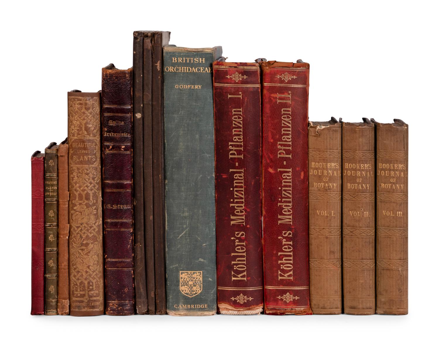 [NATURAL HISTORY - PLANTS & TREES]. A group of 47 titles, including: