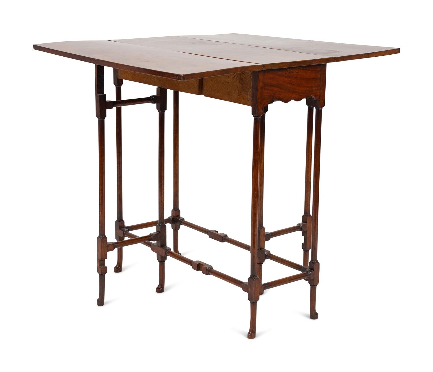 A George III Mahogany Dropleaf Spider Leg Table — LATE 18TH CENTURY