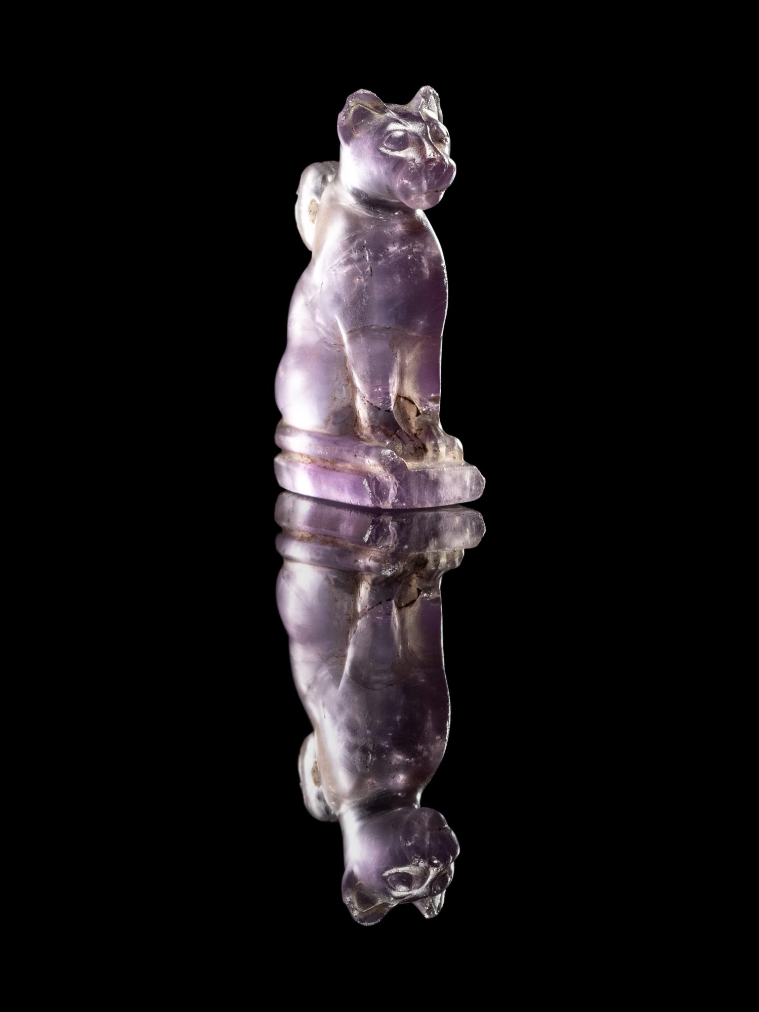 An Egyptian Amethyst Cat