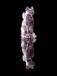 An Egyptian Amethyst Cat