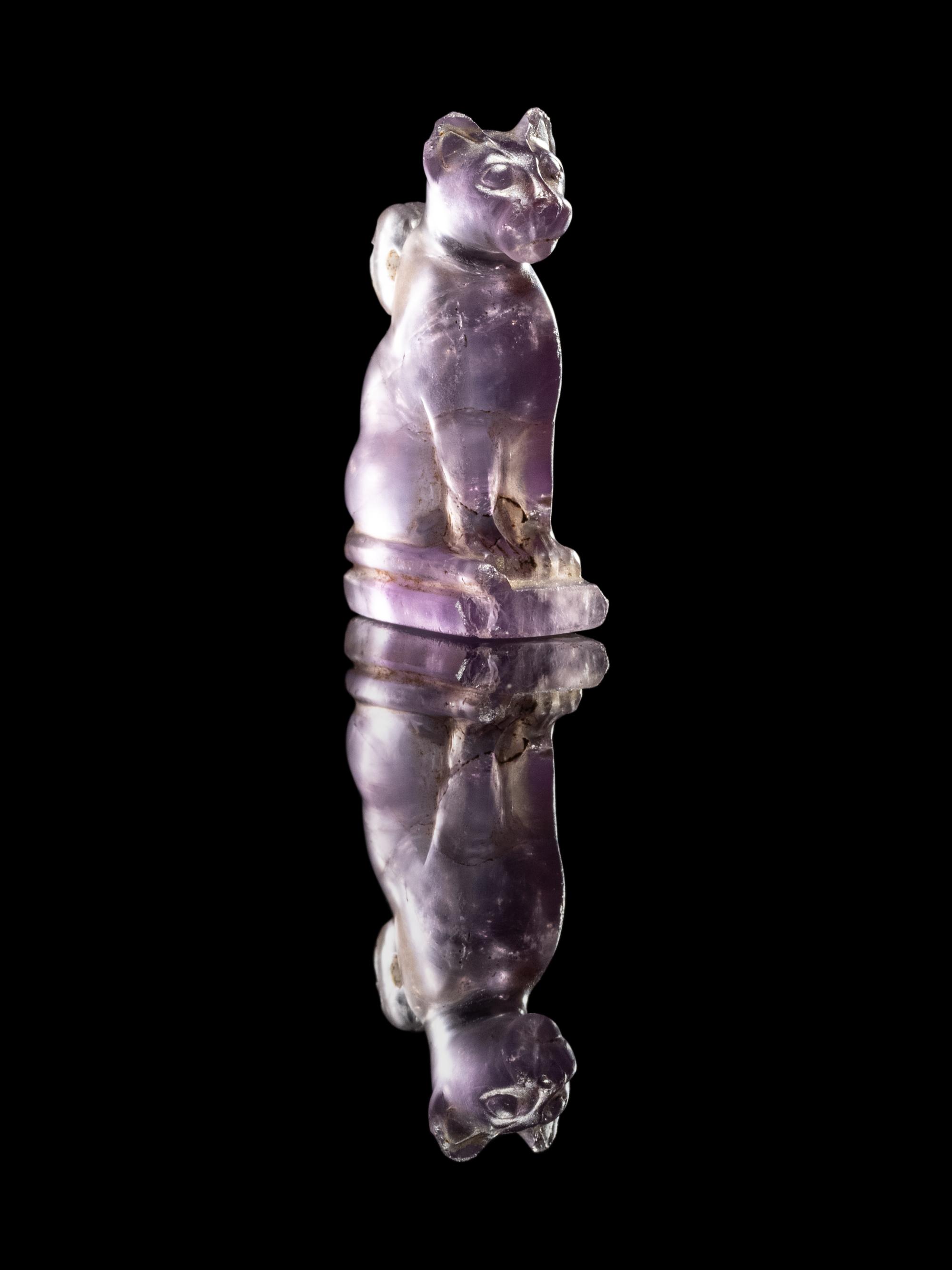 An Egyptian Amethyst Cat