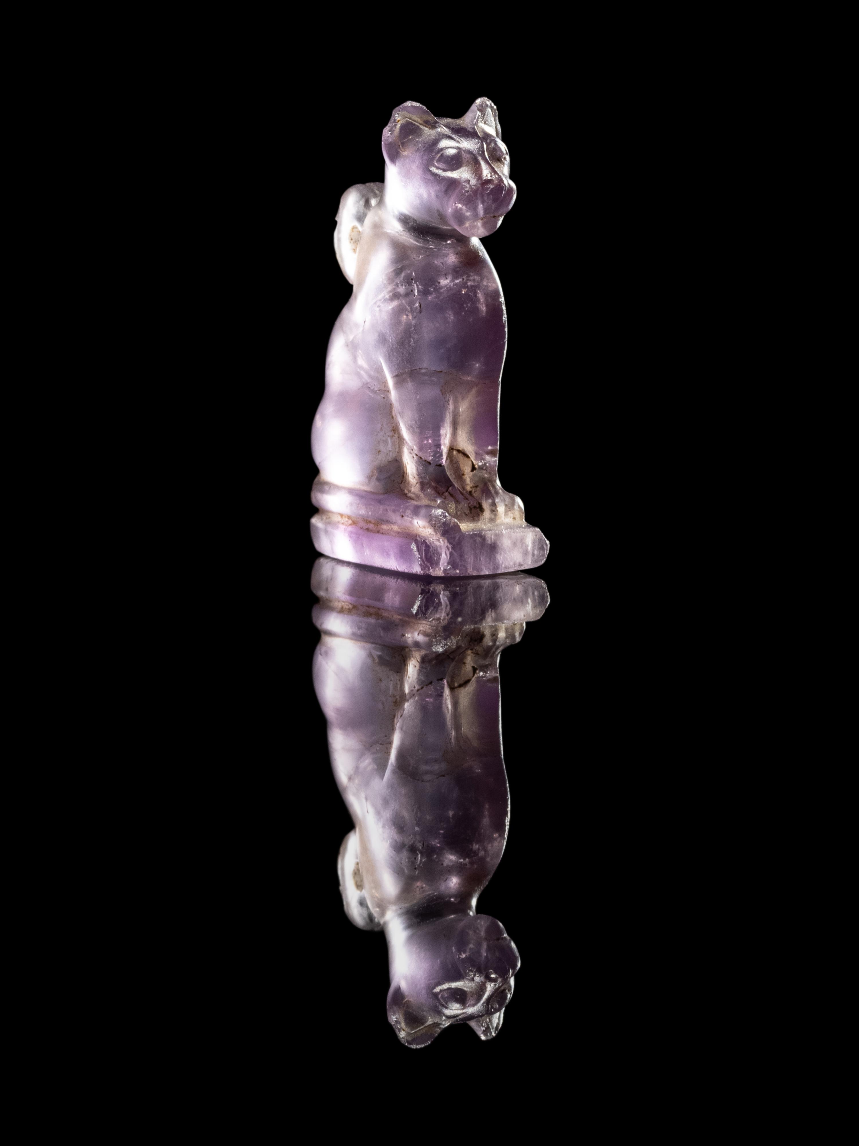 An Egyptian Amethyst Cat
