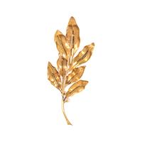 EVELYN CLOTHIER, ENAMEL, DIAMOND AND CULTURED PEARL LEAF BROOCH