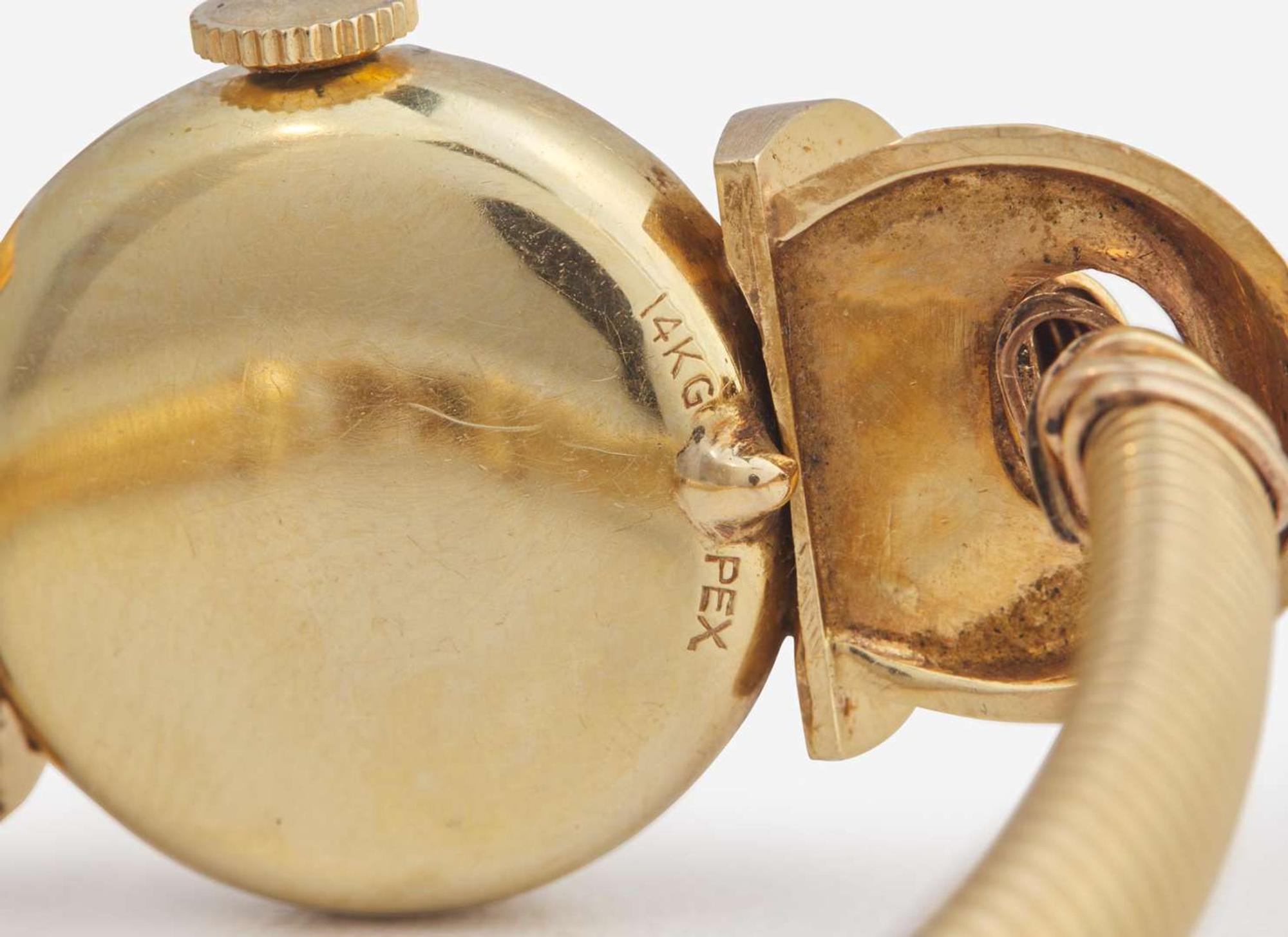 A Ladies 14K Yellow Gold LeCoultre Watch