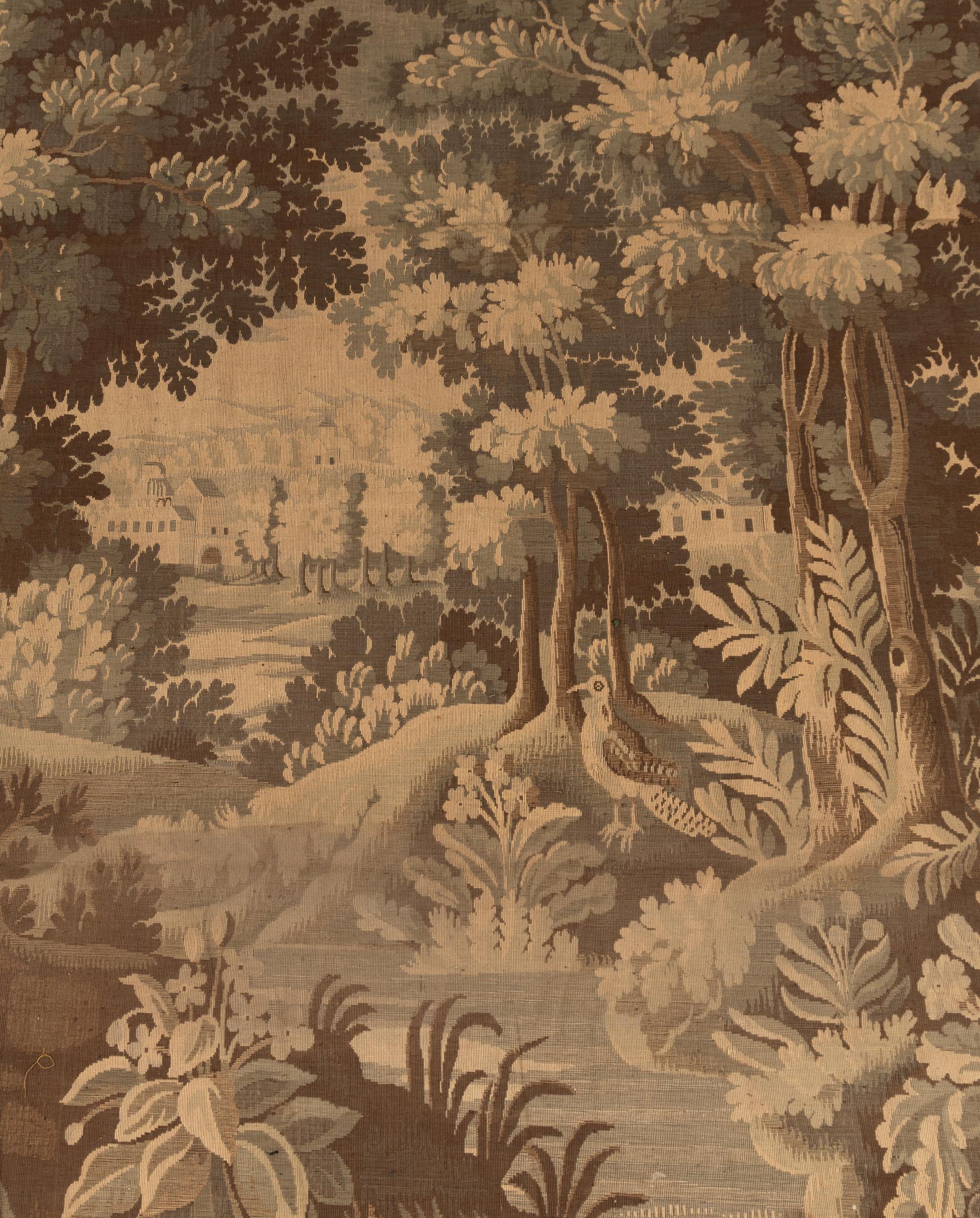 A Continental Verdure Style Tapestry