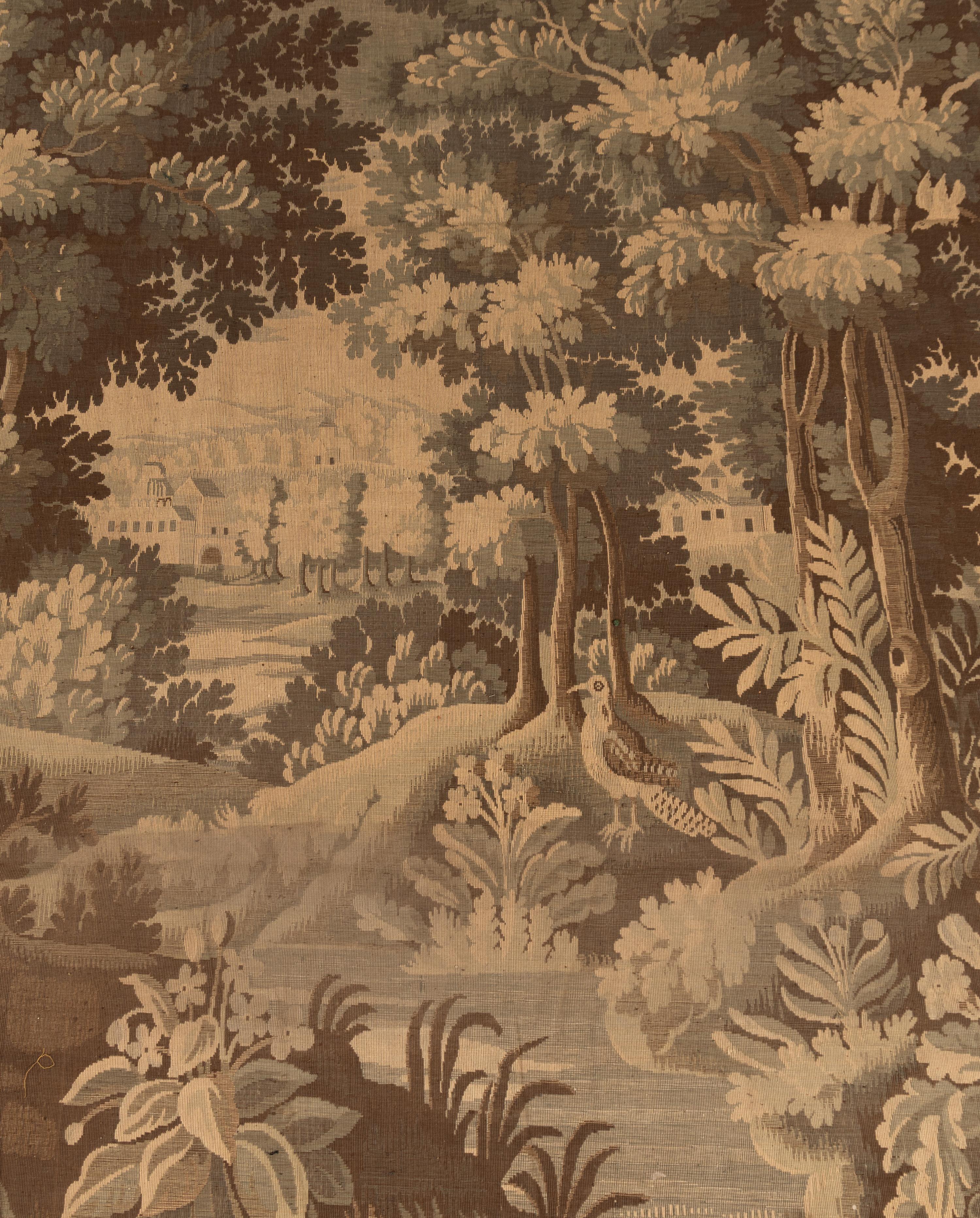 A Continental Verdure Style Tapestry