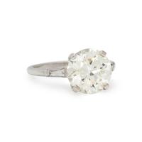 PLATINUM AND DIAMOND RING