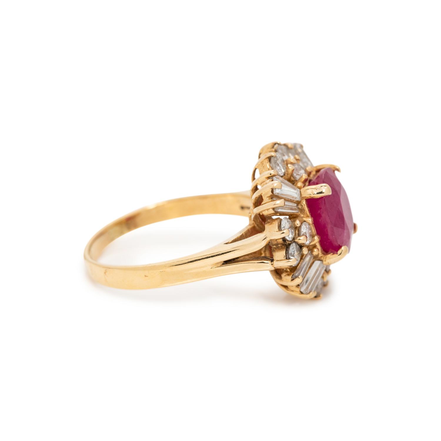RUBY AND DIAMOND RING