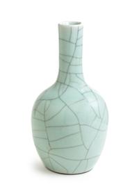 A Guan-Type Porcelain Vase Height 11 3/4 inches. — 18TH CENTURY