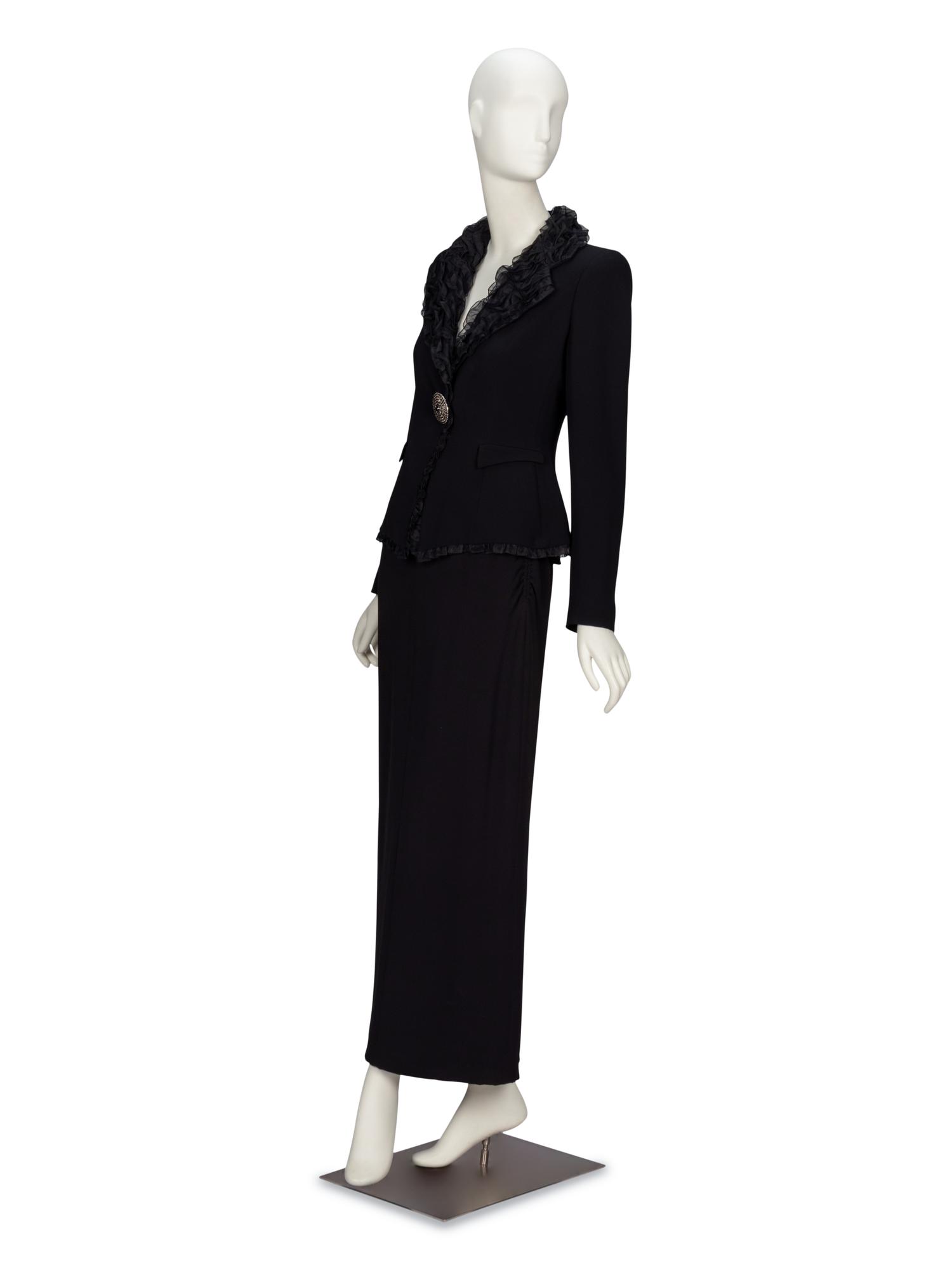 GIORGIO ARMANI, EVENING SKIRT SUIT
