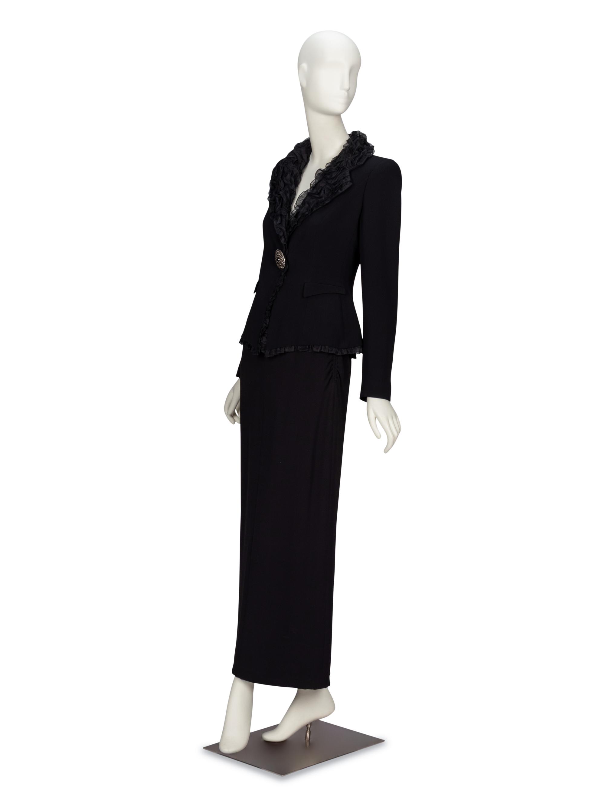 GIORGIO ARMANI, EVENING SKIRT SUIT