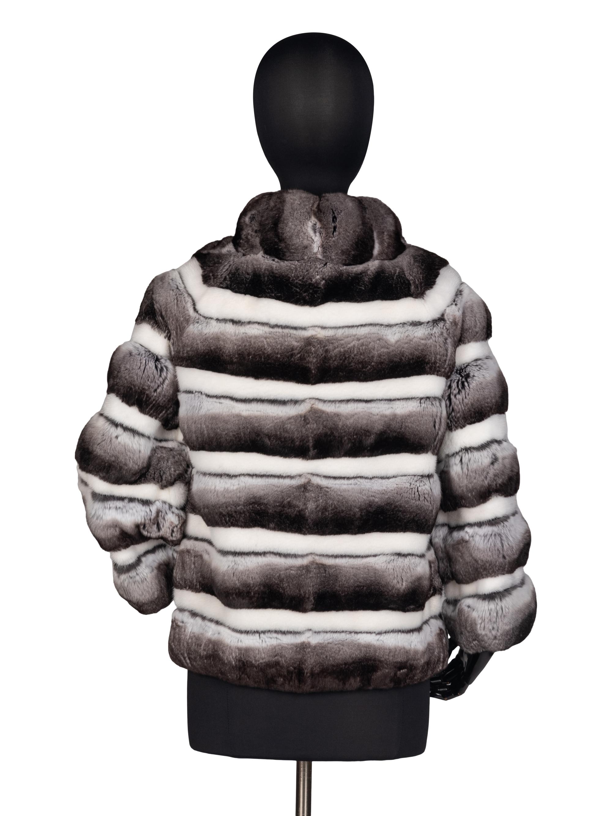 Gorski Chinchilla and Mink Jacket