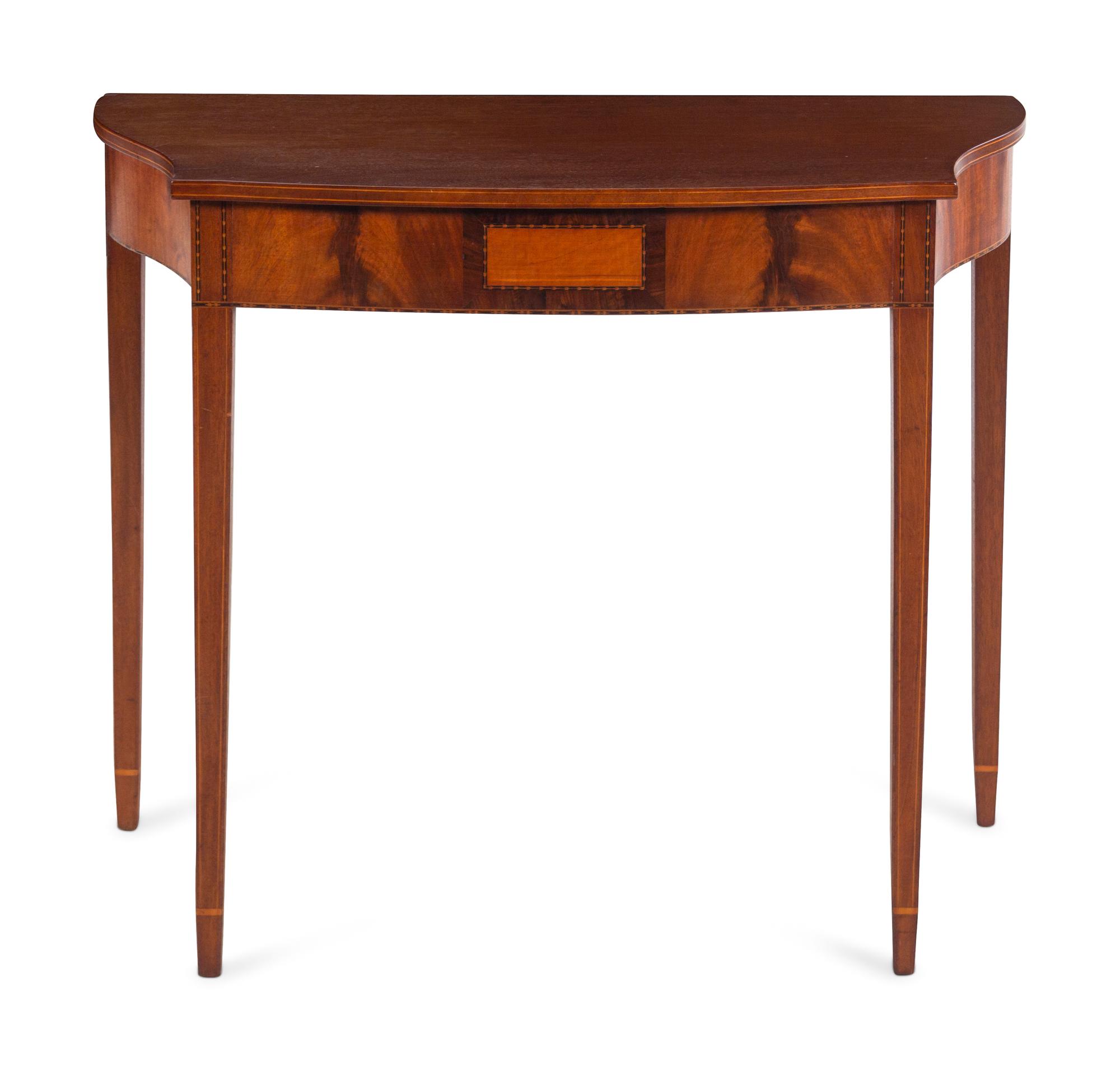 A Federal Mahogany Console Table