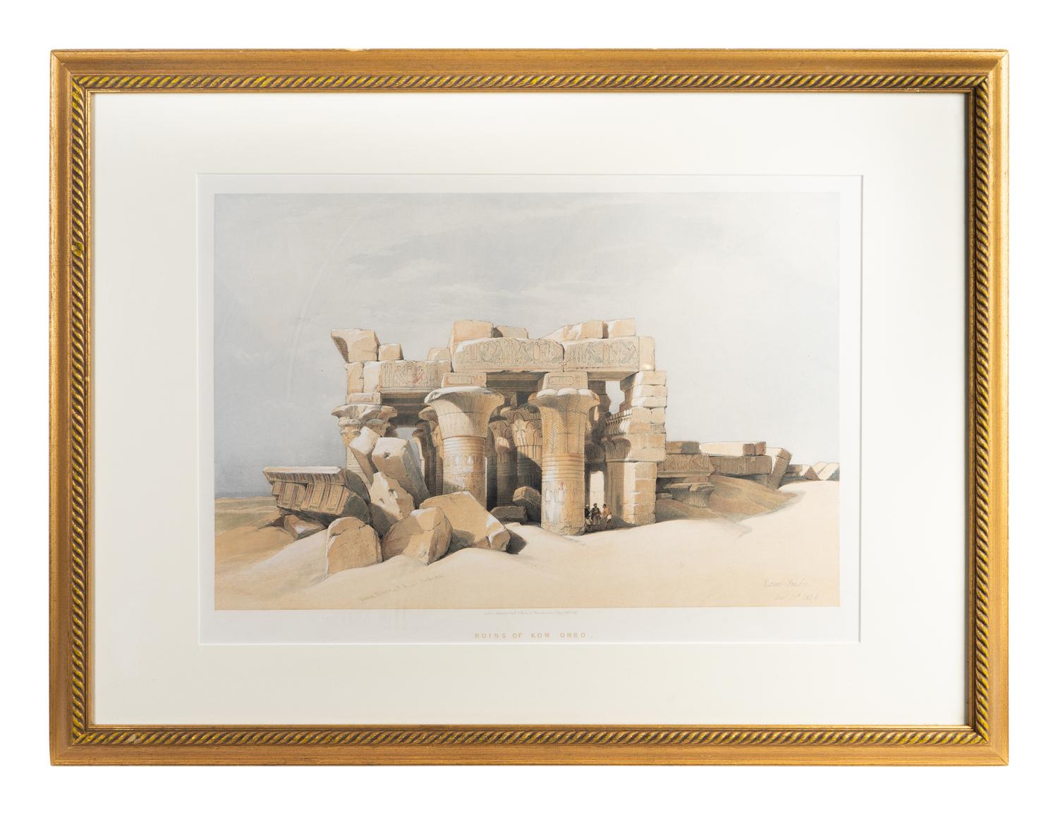 David Roberts (Scottish, 1796-1849) Eight Views of Egypt, Nubia and the Holy Land