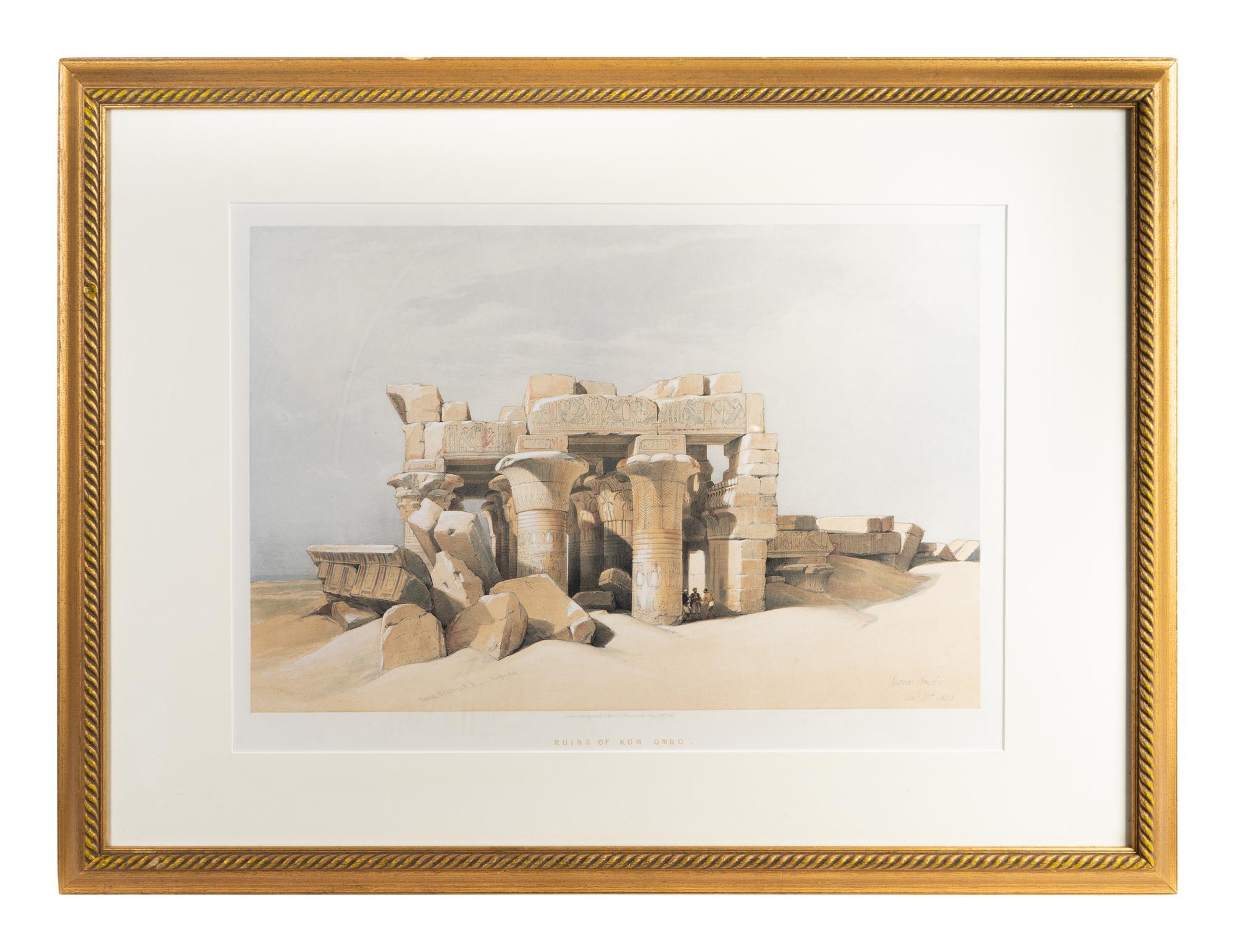 David Roberts (Scottish, 1796-1849) Eight Views of Egypt, Nubia and the Holy Land
