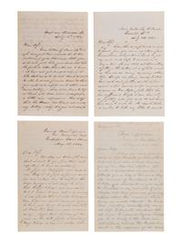 [WESTERN AMERICANA -- CIVIL WAR -- LINCOLN]. Papers of Captain Joseph Claypoole Clark, 4th US Light Artillery, Battery E, WIA Antietam, including frontier and Civil War correspondence, photography, and appointment signed by Lincoln as President.