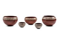 Maricopa Redware Pottery Bowls