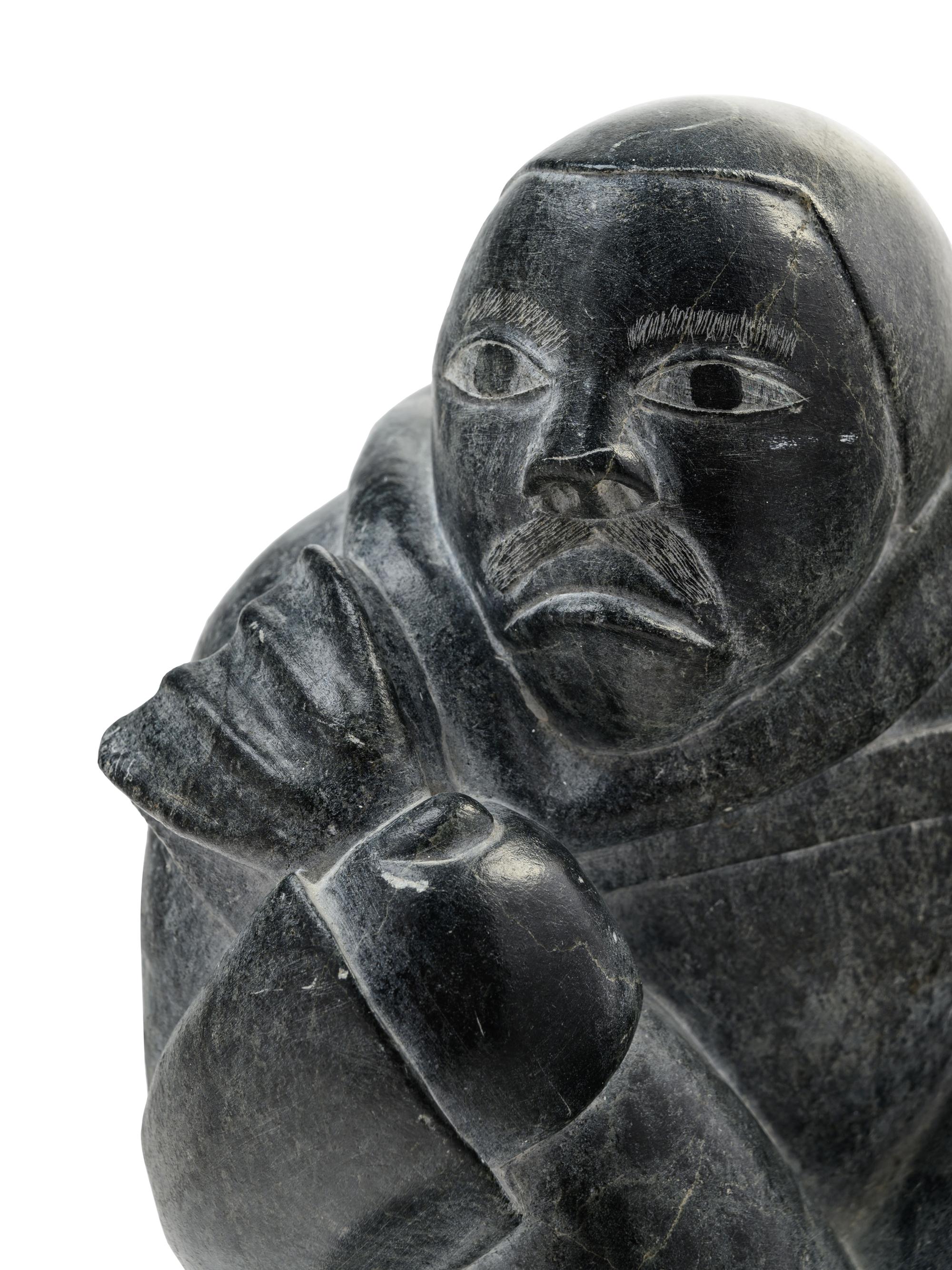 An Inuit Carved Soapstone Figure