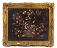 Artist Unknown, Continental, Floral Still Life