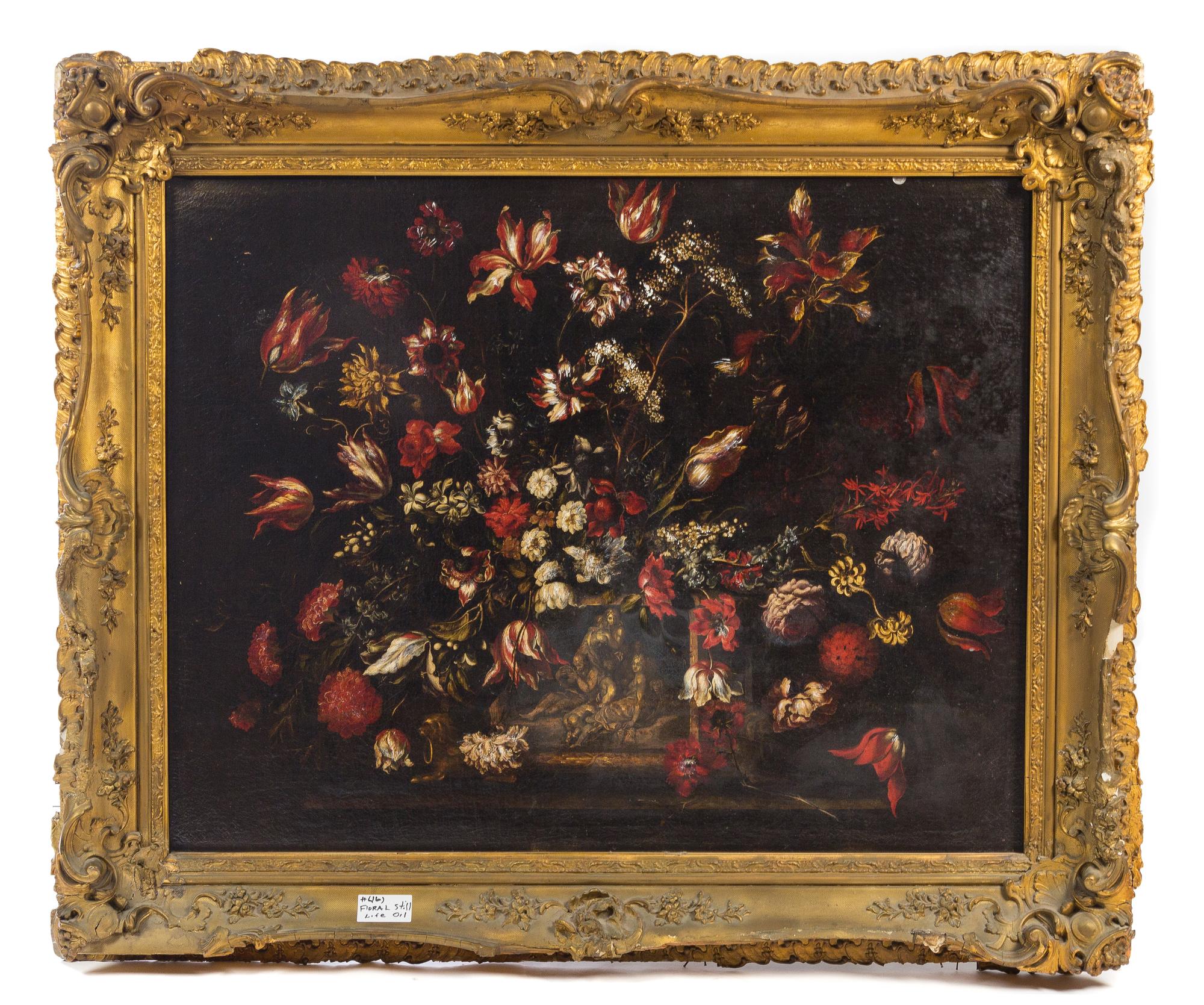 Artist Unknown, Continental, Floral Still Life